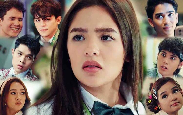 SB19 member Justin de Dios  on Senior High