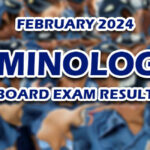Criminologist Board Exam Result February 2024
