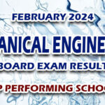 Mechanical Engineering Board Exam Result February 2024 TOP PERFORMING SCHOOLS