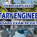 Sanitary Engineering Board Exam Result February 2024