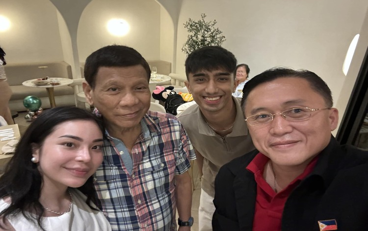 Kitty Duterte and Evan Nelle