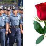 PNP Bicol Give Flowers