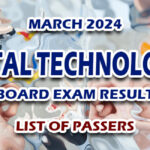 Dental Technologist Board Exam Result March 2024 - LIST OF PASSERS