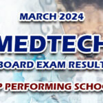 MedTech Board Exam Result March 2024 - TOP PERFORMING SCHOOLS
