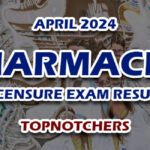 Pharmacist Licensure Exam Result April 2024 - TOPNOTCHERS