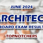 Architect Board Exam Result June 2024 - TOPNOTCHERS