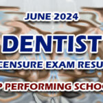 Dentist Licensure Exam Result June 2024 - TOP PERFORMING SCHOOLS
