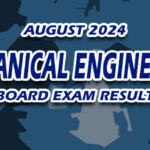 Mechanical Engineering Board Exam Result August 2024