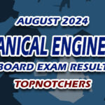 Mechanical Engineering Board Exam Result August 2024 - TOPNOTCHERS