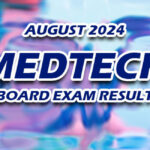 MedTech Board Exam Result August 2024