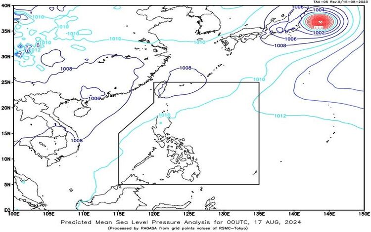 Pagasa Weather Forecast For August 17, 2024 