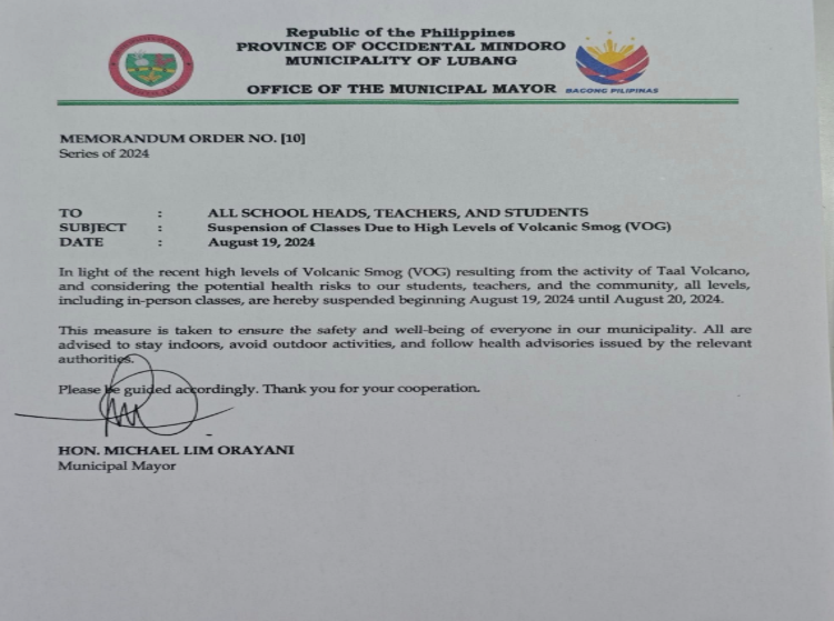 Walang Pasok Advisory