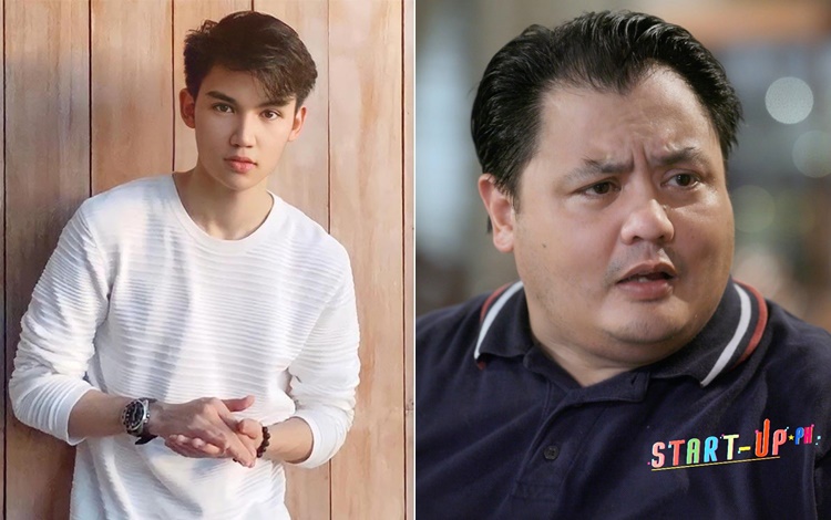 Sandro and Father Niño Muhlach