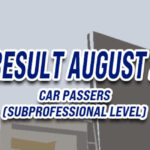 CSE Result August 2024 - CAR PASSERS (Subprofessional)