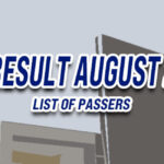 CSE Result August 2024 - LIST OF PASSERS