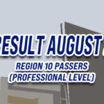 CSE Result August 2024 - REGION 10 PASSERS (Professional)