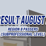 CSE Result August 2024 - REGION 8 PASSERS (Subprofessional)