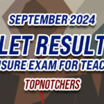 LET Result September 2024 TOPNOTCHERS