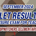 LET Result September 2024 TOPNOTCHERS (ELEMENTARY)