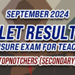 LET Result September 2024 TOPNOTCHERS (SECONDARY)