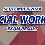 Social Worker Exam Result September 2024