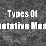 Types Of Connotative Meaning