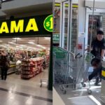 Filipino Guard in Dollarama Store in Canada