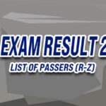 Bar Exam Result 2024 - LIST OF PASSERS (R-Z)