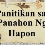 Panitikan Sa Panahon Ng Hapon