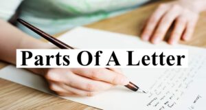 Parts Of A Letter