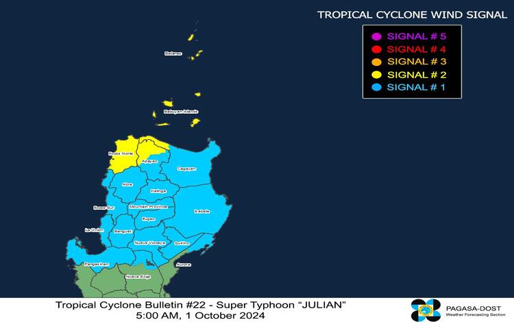 Typhoon Julian Updates