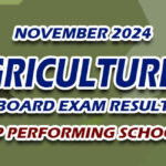 Agriculturist Board Exam Result November 2024 - TOP PERFORMING SCHOOLS