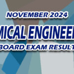 Chemical Engineering Board Exam Result November 2024