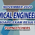 Chemical Engineering Board Exam Result November 2024 - TOPNOTCHERS