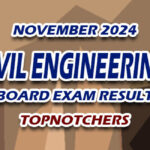 Civil Engineering Board Exam Result November 2024 - TOPNOTCHERS