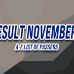NLE Result November 2024 A-F LIST OF PASSERS