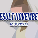 PhLE Result November 2024 - LIST OF PASSERS