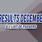 CPALE Results December 2024 G-L LIST OF PASSERS