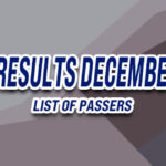 CPALE Results December 2024 - LIST OF PASSERS