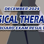Physical Therapist Board Exam Result December 2024