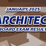 Architect Board Exam Result January 2025