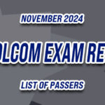 NAPOLCOM Exam Result November 2024 - LIST OF PASSERS