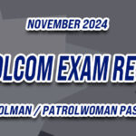 NAPOLCOM Exam Result November 2024 - Patrolman Passers
