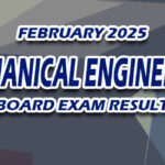 Mechanical Engineering Board Exam Result February 2025