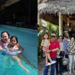 Andi Eigenmann with grandparents, veteran actor Eddie Mesa, and actress Rosemarie Gil.