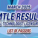 MTLE Result March 2025 - LIST OF PASSERS