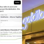 Goldilocks Statement on Digong Birthday Cake