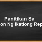 Panitikan Sa Panahon Ng Ikatlong Republika