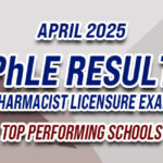 PhLE Result April 2025 - TOP PERFORMING SCHOOLS