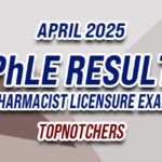 PhLE Result April 2025 - TOPNOTCHERS
